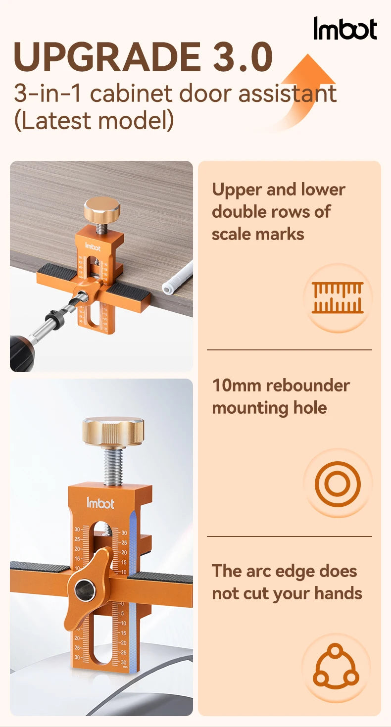 Cabinet Door Installation Positioning Tool