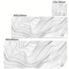 Large Abstract Desk Mat with Stitched Edges