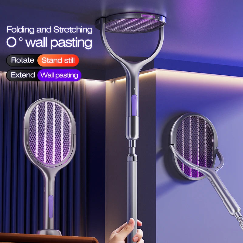 Rechargeable Electric Bug Zapper Racket