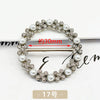 Crystal Rhinestone Scarf Ring Clip for Shirts and Scarves
