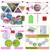 DIY Diamond Painting Wooden Coaster Set (8 Pieces)