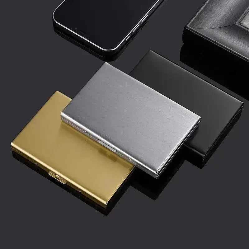 Slim Stainless Steel RFID Blocking Card Holder