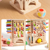 Wooden Counting Sticks and Balance Toy for Early Learning