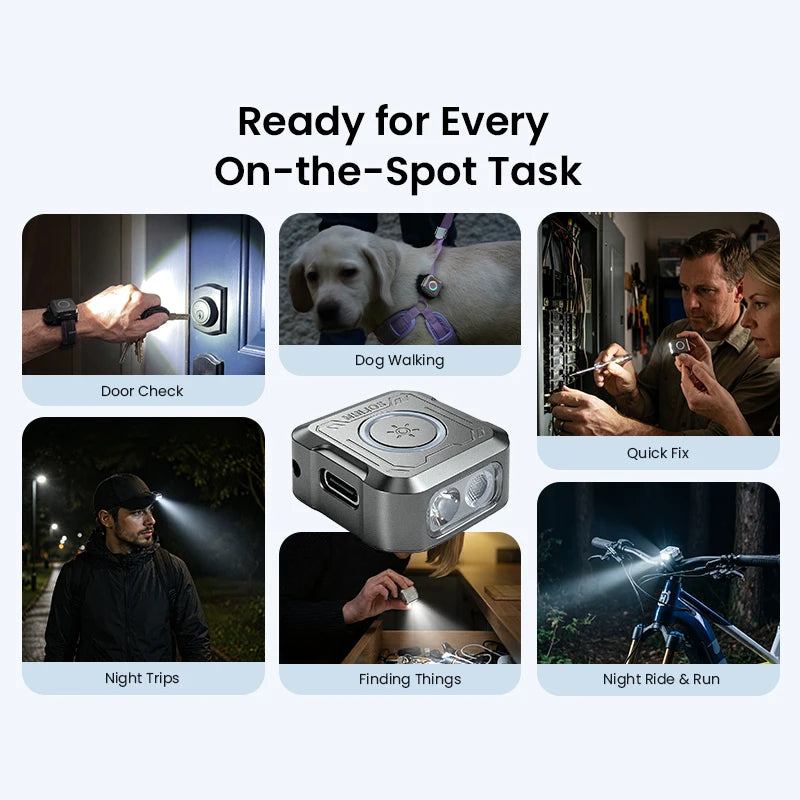 Sofirn SE1 Pocket EDC Flashlight with RGB Signal Ring
