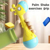 Cute Animal Baby Rattle with Soothing Sounds – Montessori Teether Toy for Newborns