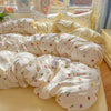 Washed Microfiber Duvet Cover Set with Pillowcases