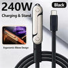 2-in-1 Foldable USB-C Fast Charging Stand with Detachable Cable