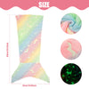 Glow-in-the-Dark Mermaid Tail Blanket