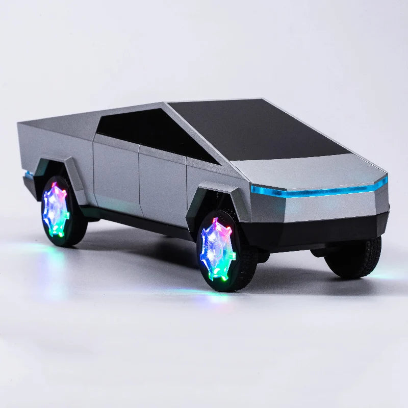 Cybertruck-Inspired Bluetooth Speaker with Wireless Charging
