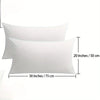 A set of four white microfiber pillowcases with envelope closures shown side by side.
