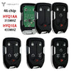 A set of replacement remote keys for vehicles, including various models and frequencies.