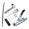 Grease Gun Coupler Kit with 90° Adapter and Needle Nozzles