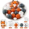 Cartoon Animal Silicone Focal Beads for Jewelry Making