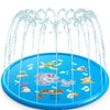 Inflatable Round Water Splash Mat for Kids