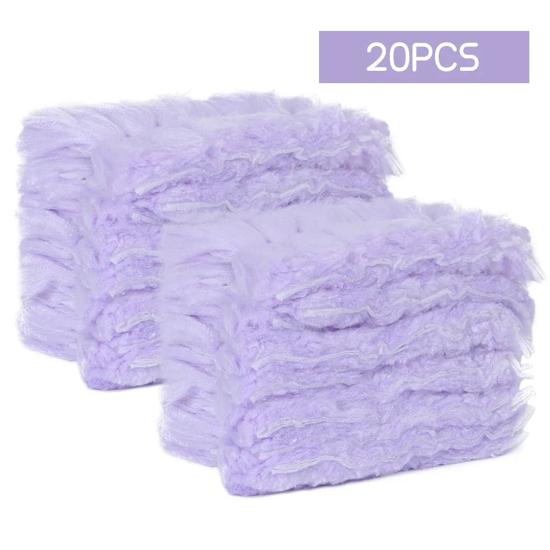 20 pieces of fluffy purple feather dusters for cleaning ceilings and desktops