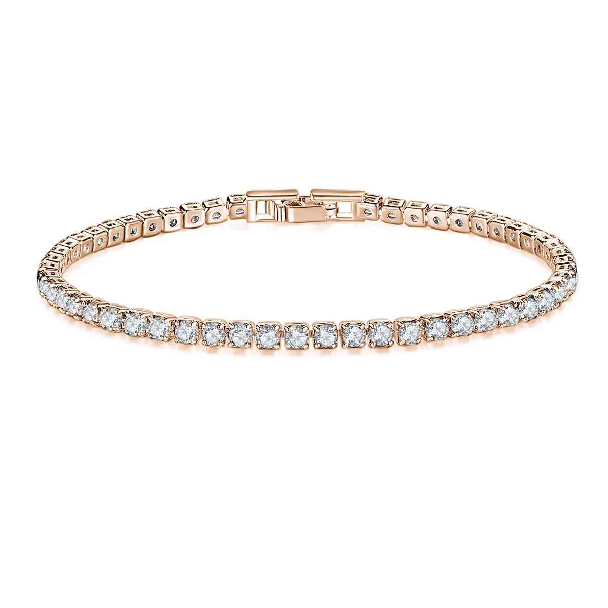 Elegante Tennisarmband mit Zirkonia