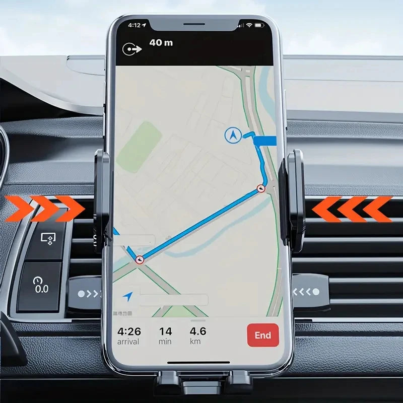 Universal Car Phone Holder with 360° Rotation & Air Vent Mount