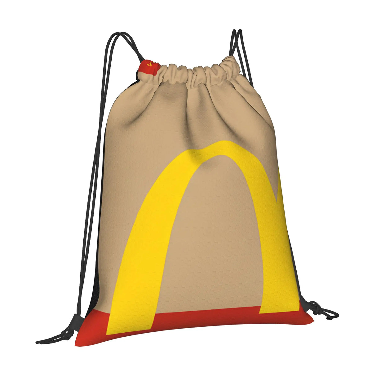 Recycled Kraft Paper Drawstring Backpack