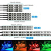 RGB Motorcycle Under-Glow LED Light Kit with Remote