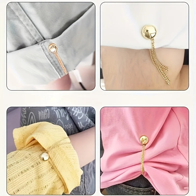 Magnetic Clothing Buckle Set for Adjusting Waistbands and Hems