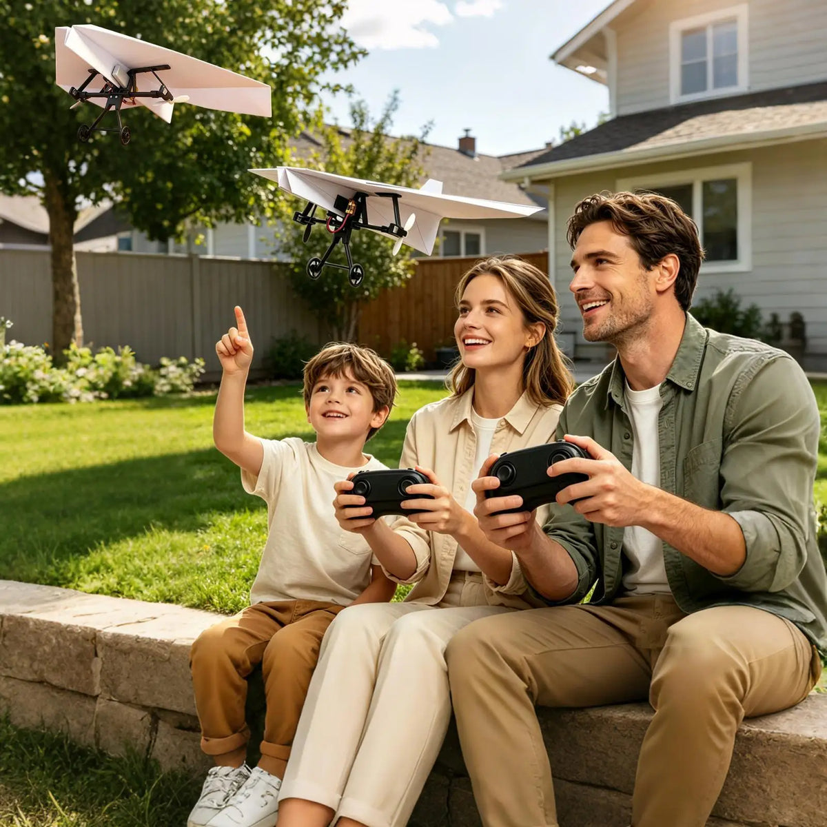 DIY Remote Control Paper Airplane Kit with Gyro Stabilizer
