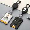 Retractable Badge Holder with Carabiner Clip