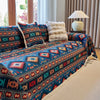 Boho Retro Cotton-Linen Sofa Cover