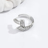 Geometric Zircon Ear Cuffs