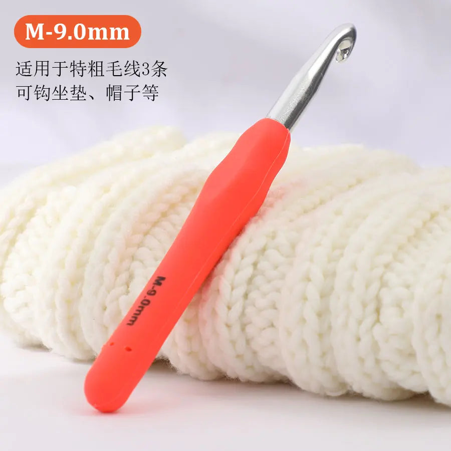 Aluminum Crochet Hook Set for Chunky Yarn & DIY Crafts