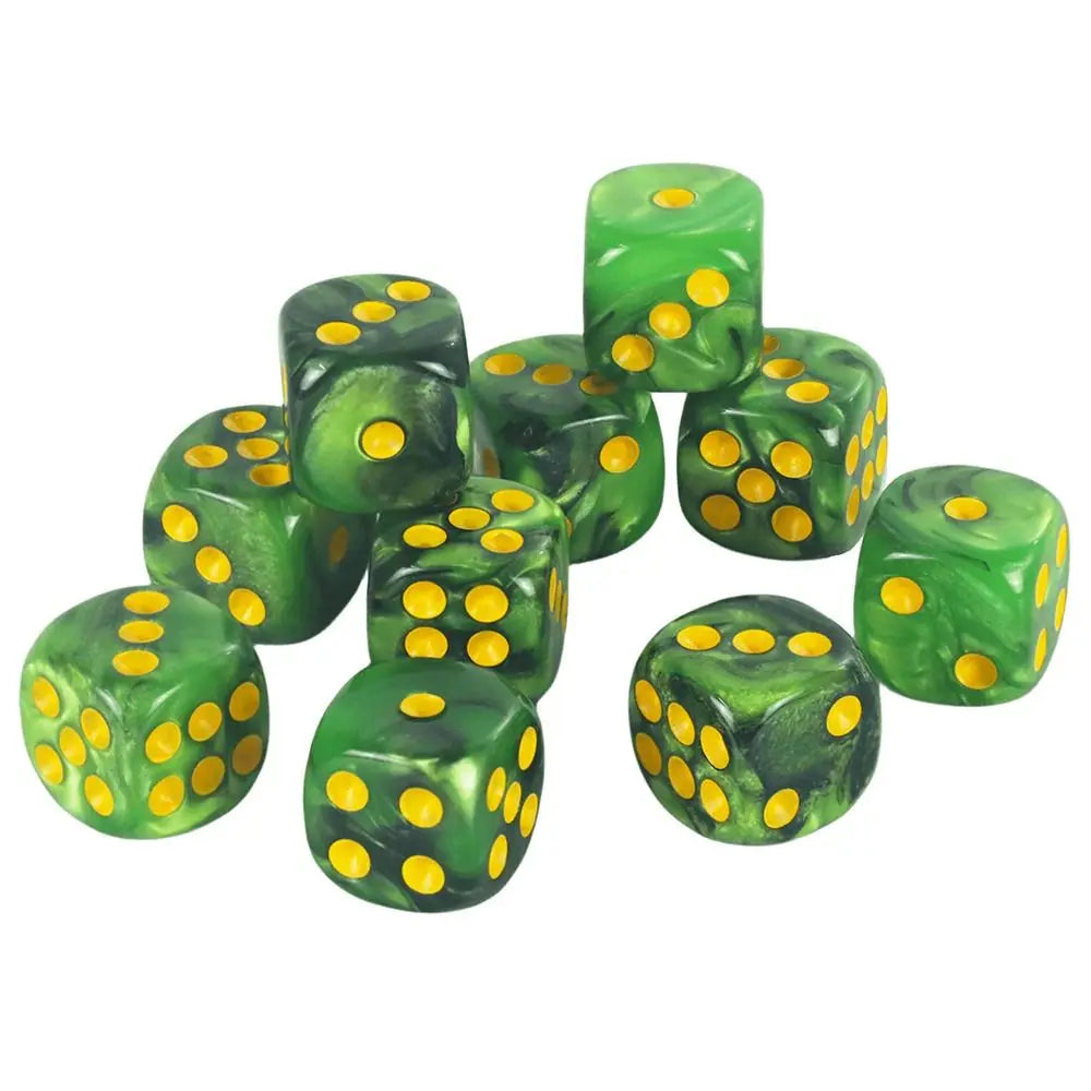 Translucent Colored Acrylic Dice Set for Tabletop Games