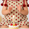 Girls' Sleeveless Dot Print Tank Top and Lantern Shorts Set