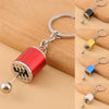 Gearbox Keychain with Turbo Hub and Brake Disc Pendant