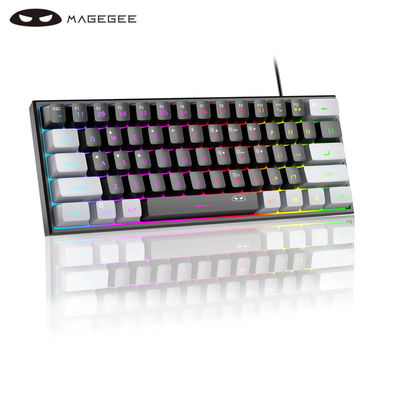 Compact 60% RGB Mechanical-Feel Keyboard
