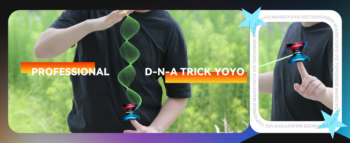 Pro Aluminum Alloy Dual-Function Yo-Yo with Finger Spin Design