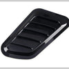Carbon Fiber Style Car Hood Scoop Vent Covers (Pair)