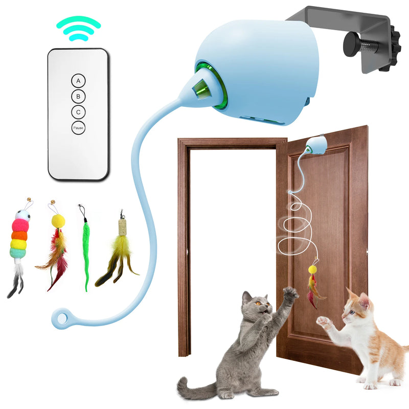 Interactive Whack-A-Mole Cat Toy with Smart Sensor