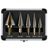 HSS Cobalt Step Drill Bit Set for Metal & Sheet Material