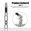 Magnetic Cross Head Screwdriver Bit Set (S2 Steel, Anti-Slip)