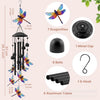 Hand-Painted Hummingbird Metal Wind Chime for Garden & Patio