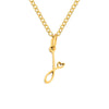 Collier avec Lettre Initiale et Pendentif Cœur