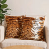 Leopard Print Throw Pillow Covers (Set of 2)