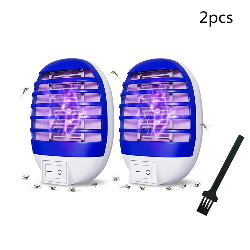 Plug-In LED Mosquito Killer Lamp - Chemical-Free Insect Trap