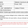16W Starry Sky Fiber Optic Car Ceiling Light with Music Sync