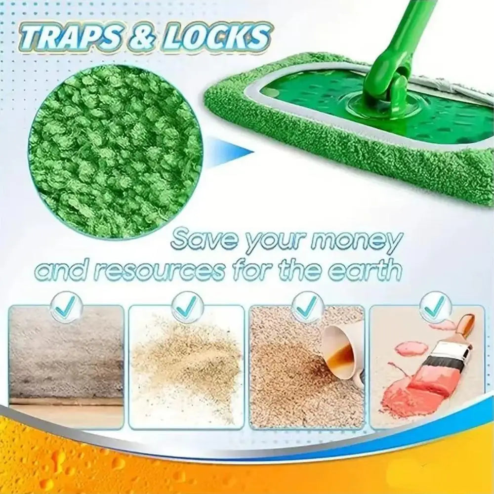 Reusable Microfiber Mop Pad for Swiffer Sweeper