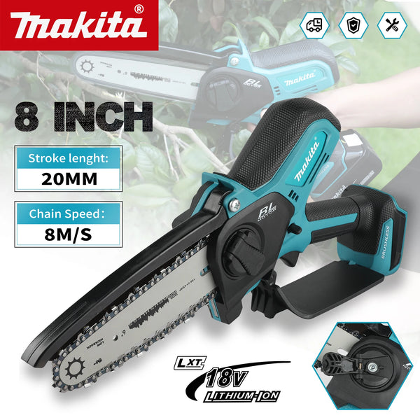 Mini tronçonneuse sans fil compacte de 15 cm (6 pouces)