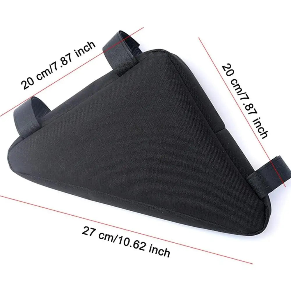 Waterproof Bicycle Frame Triangle Bag with Secure Straps
