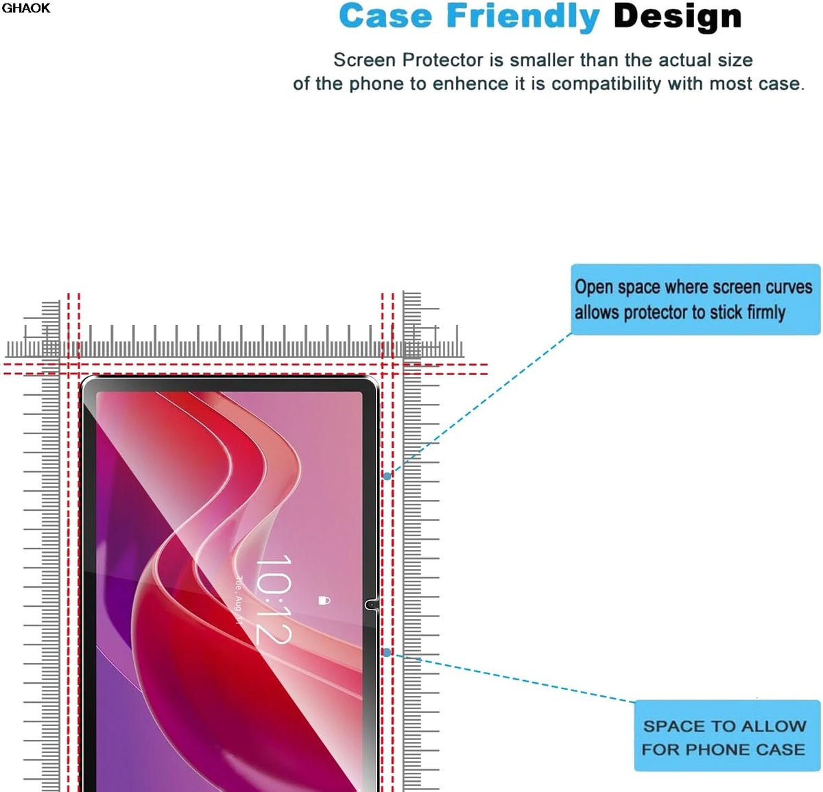 Tempered Glass Screen Protector for Lenovo Tab M11 (2-Pack)