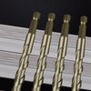 Carbide Four-Blade Serrated Drill Bit Set 6-10mm for Tile, Ceramic, and Stone