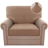 Stretchable Jacquard Sofa Cushion Covers with Anti-Slip Base