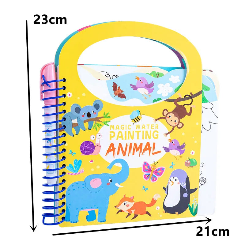 Reusable Water Drawing Book for Kids